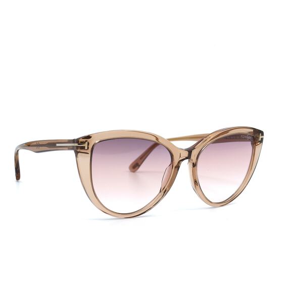 NEW TOM FORD TF915/S ISABELLA PEACH PINK GRADIENT AUTHENTIC SUNGLASSES - Picture 3 of 10